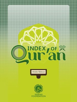 cover image of Index of Quran
